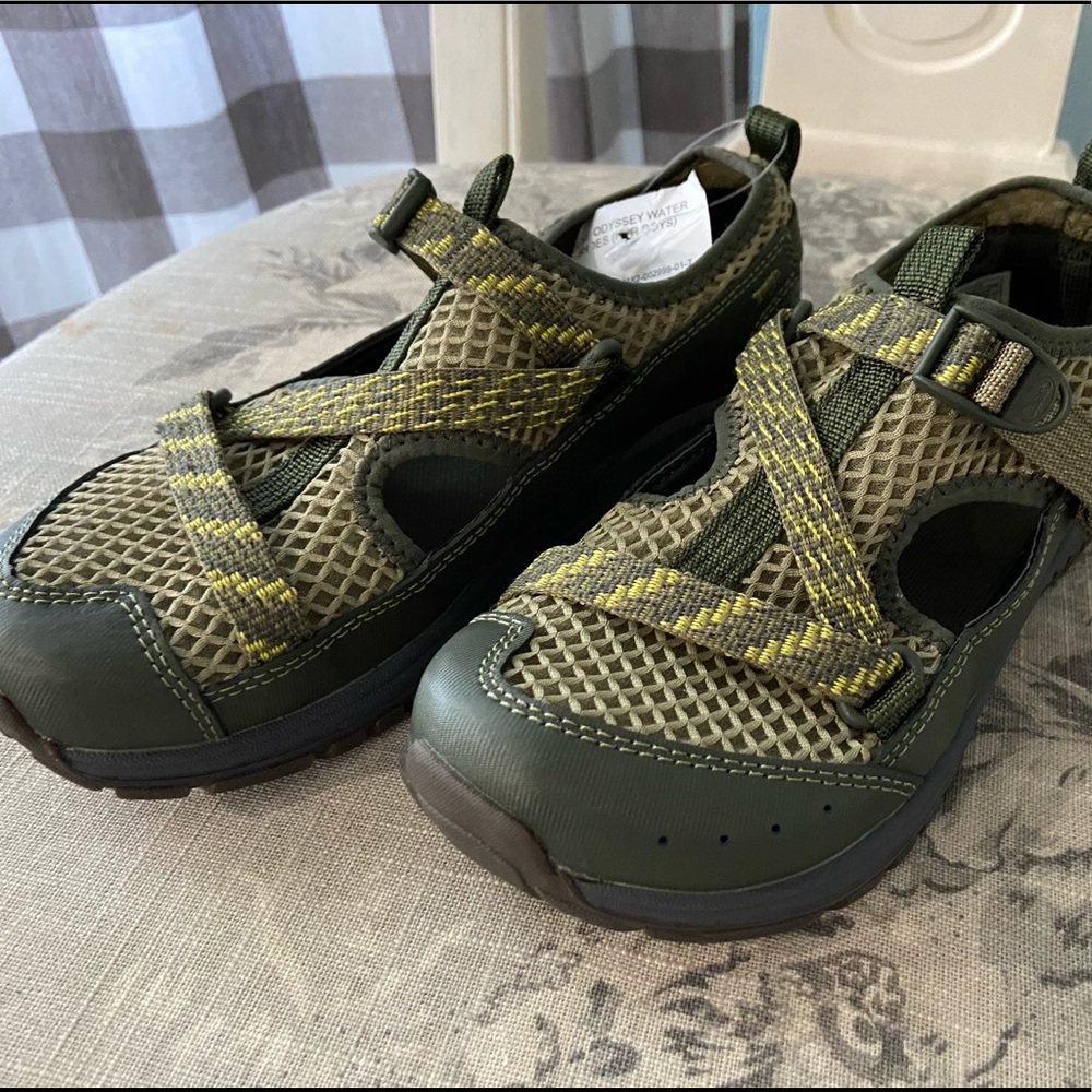 New Kids Chaco Olive Odyssey Sandals 3